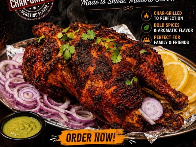 Grilled Chicken - Half.