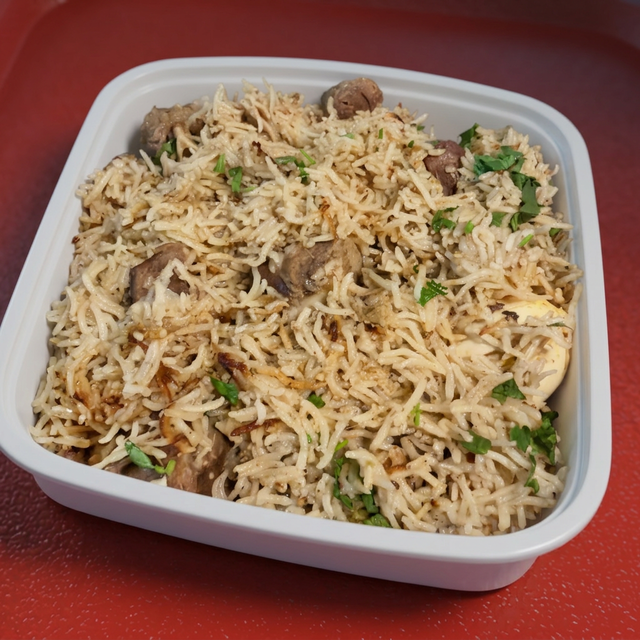 Mutton Cooker Pulav.