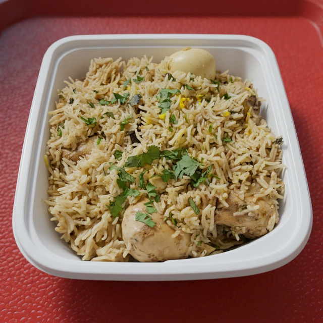 Chicken Cooker Pulav.